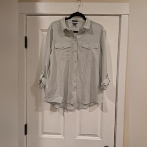Eddie Bauer button up shirt L